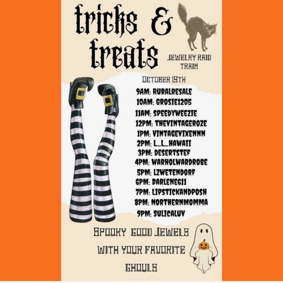 Tricks + Treats Jewelry Raid Train: Oct 19/Save the Date! - Picture 1 of 1